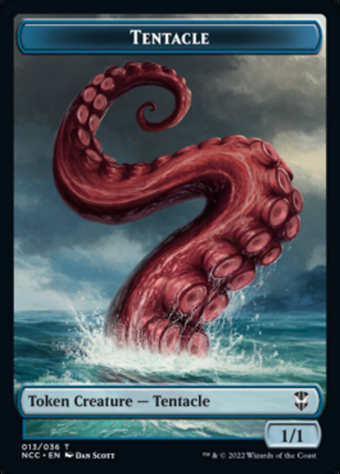 Tentacle // Clue Double-sided Token [Streets of New Capenna Commander Tokens] | Gamer Loot