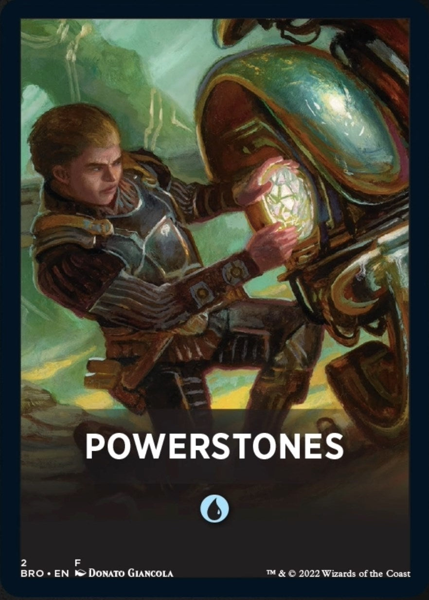 Powerstones Theme Card [The Brothers' War Tokens] | Gamer Loot