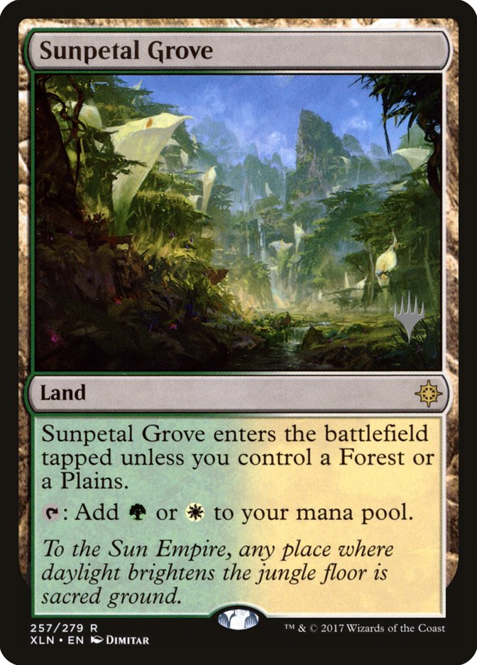 Sunpetal Grove (Promo Pack) [Ixalan Promos] | Gamer Loot