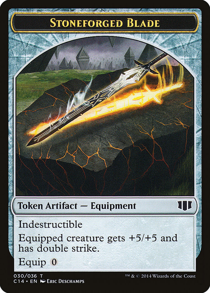 Stoneforged Blade // Germ Double-sided Token [Commander 2014 Tokens] | Gamer Loot