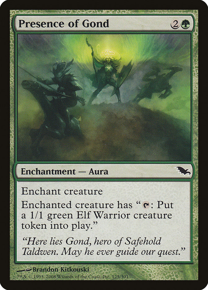 Presence of Gond [Shadowmoor] | Gamer Loot
