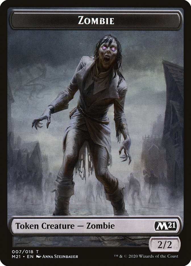 Zombie [Core Set 2021 Tokens] | Gamer Loot