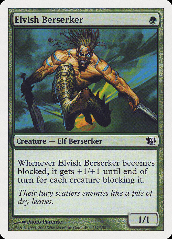 Elvish Berserker [Ninth Edition] | Gamer Loot
