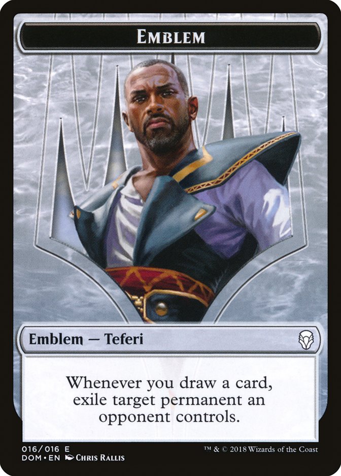 Teferi, Hero of Dominaria Emblem [Dominaria Tokens] | Gamer Loot