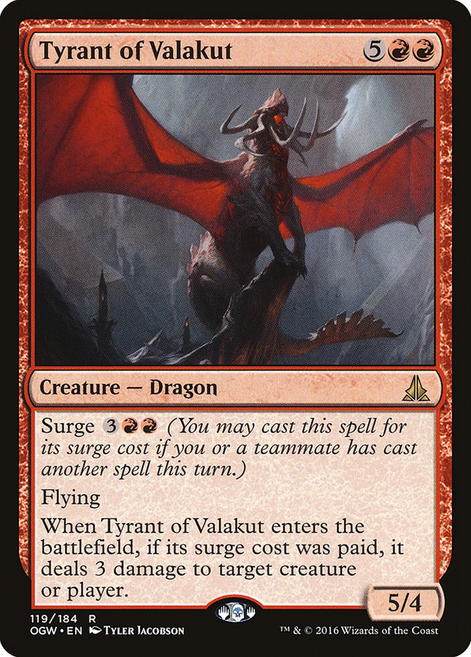 Tyrant of Valakut [Oath of the Gatewatch] | Gamer Loot