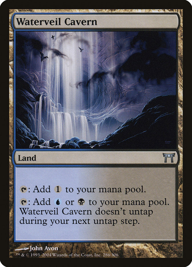 Waterveil Cavern [Champions of Kamigawa] | Gamer Loot