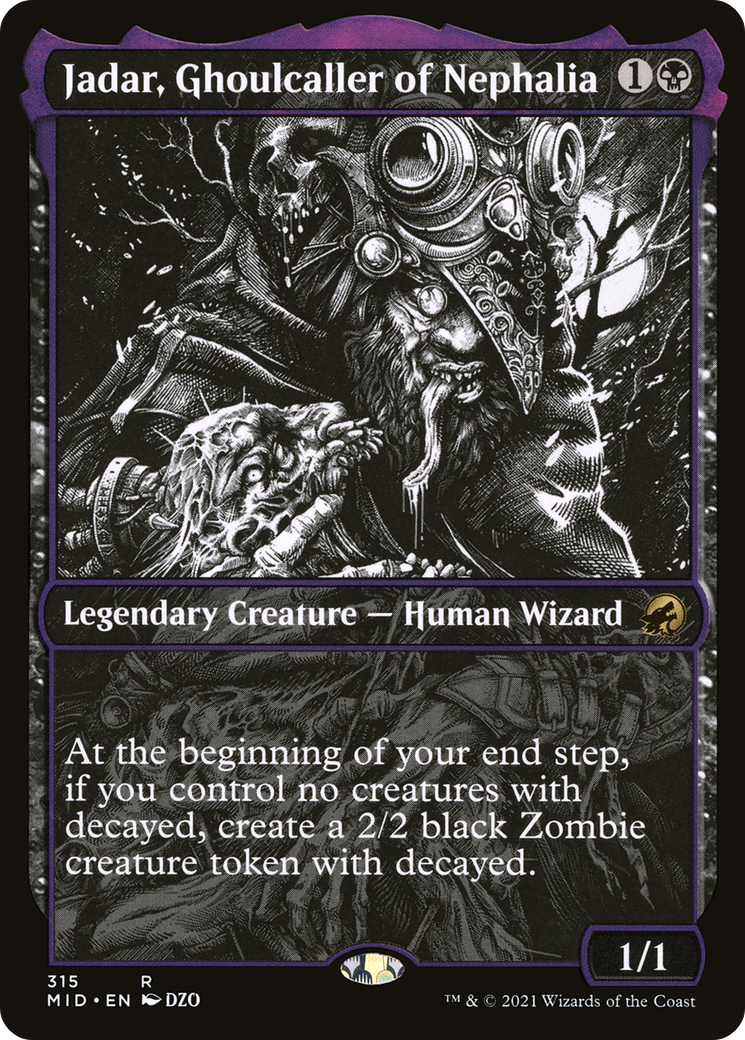 Jadar, Ghoulcaller of Nephalia (Showcase Eternal Night) [Innistrad: Midnight Hunt] | Gamer Loot