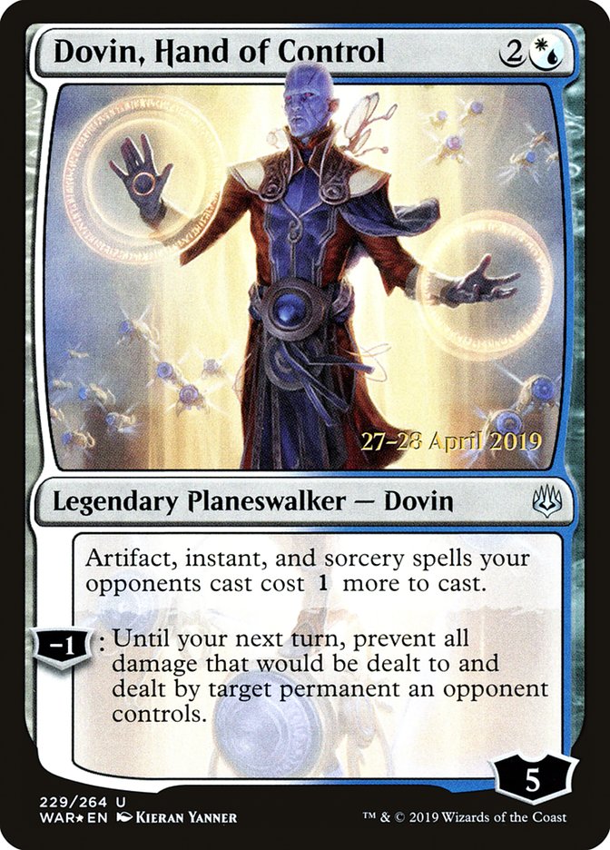 Dovin, Hand of Control  [War of the Spark Prerelease Promos] | Gamer Loot