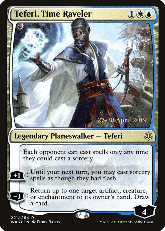 Teferi, Time Raveler  [War of the Spark Prerelease Promos] | Gamer Loot