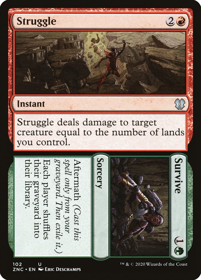 Struggle // Survive [Zendikar Rising Commander] | Gamer Loot