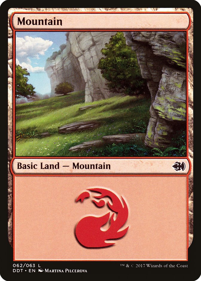 Mountain (62) [Duel Decks: Merfolk vs. Goblins] | Gamer Loot