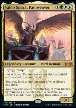 Falco Spara, Pactweaver (Promo Pack) [Streets of New Capenna Promos] | Gamer Loot