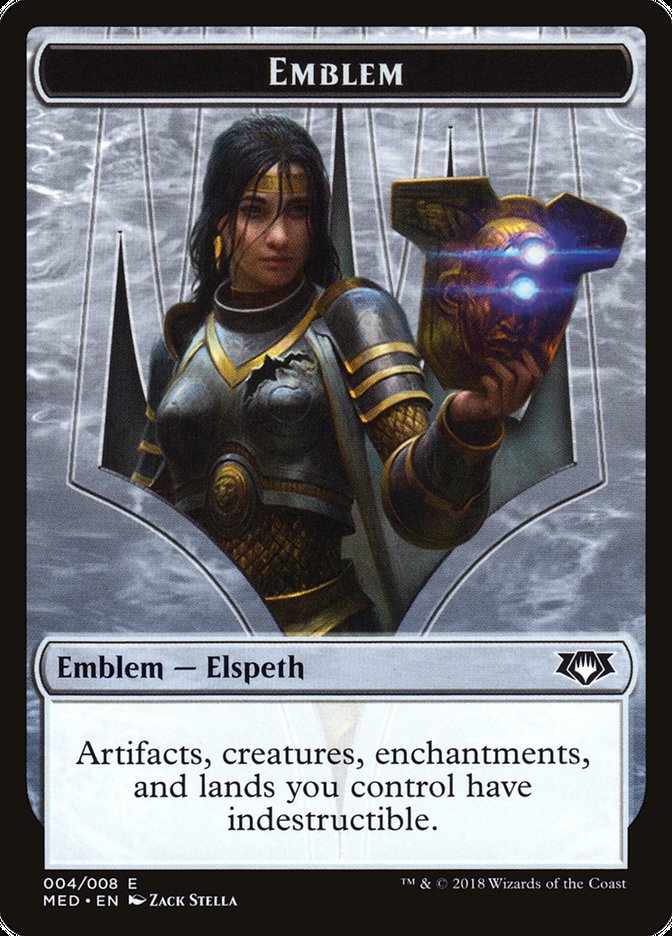 Elspeth, Knight-Errant Emblem [Mythic Edition Tokens] | Gamer Loot