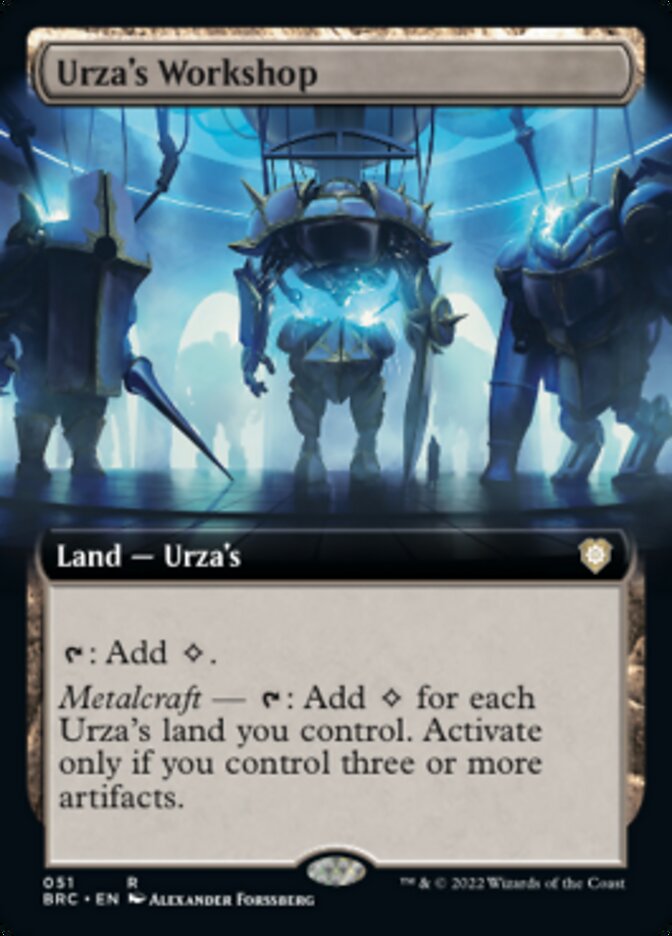 Urza's Workshop (Extended Art) [The Brothers' War Commander] | Gamer Loot