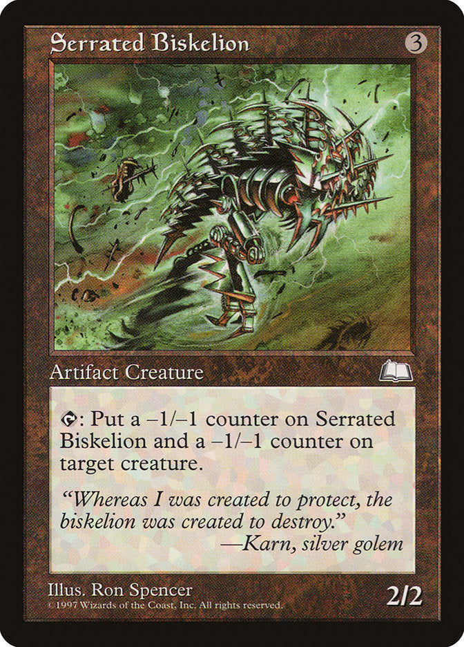 Serrated Biskelion [Weatherlight] | Gamer Loot