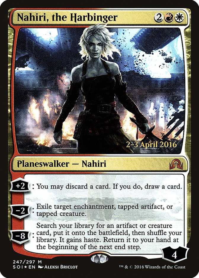 Nahiri, the Harbinger [Shadows over Innistrad Prerelease Promos] | Gamer Loot