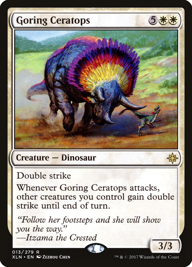 Goring Ceratops [Ixalan] | Gamer Loot