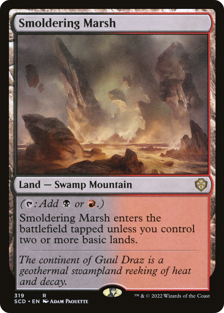 Smoldering Marsh [Starter Commander Decks] | Gamer Loot