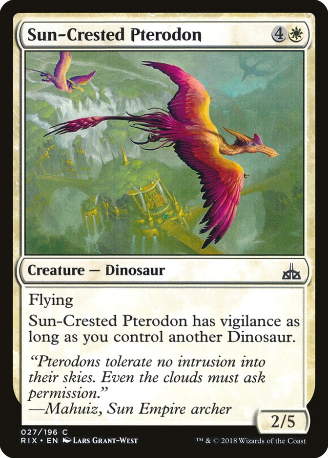 Sun-Crested Pterodon [Rivals of Ixalan] | Gamer Loot