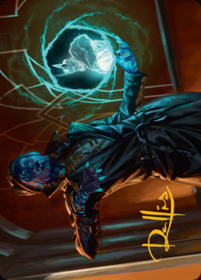 Kamiz, Obscura Oculus Art Card (Gold-Stamped Signature) [Streets of New Capenna Art Series] | Gamer Loot