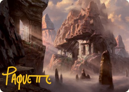 Mountain (277) Art Card (Gold-Stamped Signature) [Dungeons & Dragons: Adventures in the Forgotten Realms Art Series] | Gamer Loot