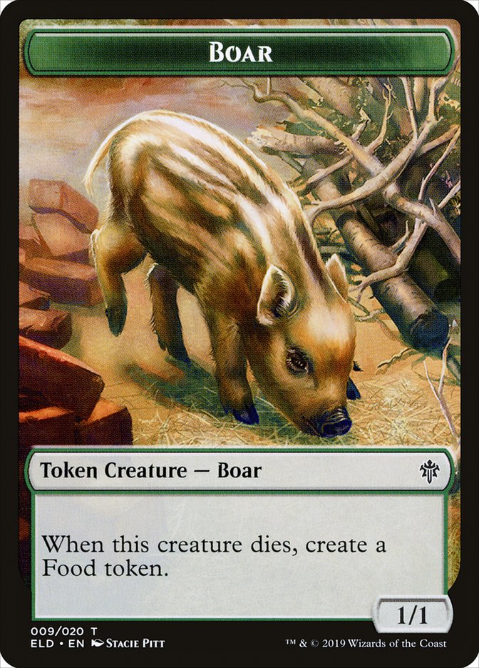 Boar [Throne of Eldraine Tokens] | Gamer Loot