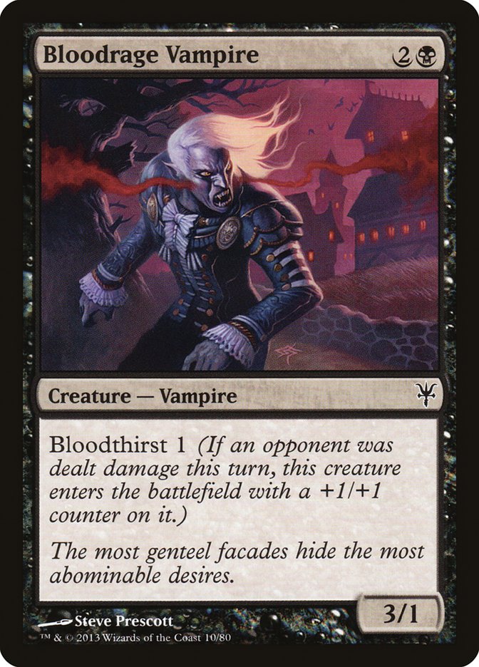 Bloodrage Vampire [Duel Decks: Sorin vs. Tibalt] | Gamer Loot