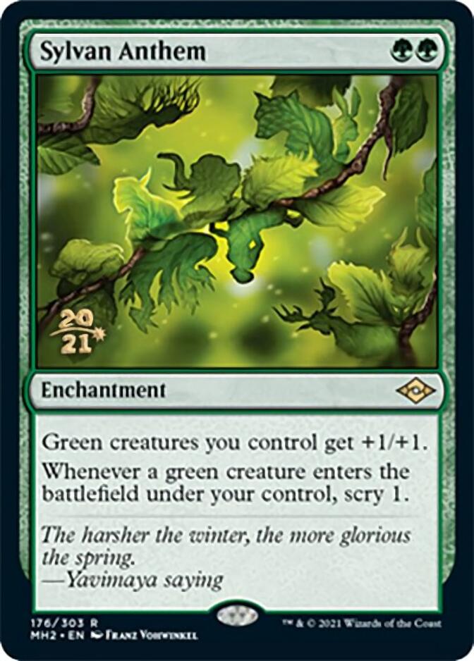 Sylvan Anthem [Modern Horizons 2 Prerelease Promos] | Gamer Loot