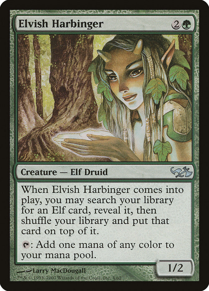 Elvish Harbinger [Duel Decks: Elves vs. Goblins] | Gamer Loot