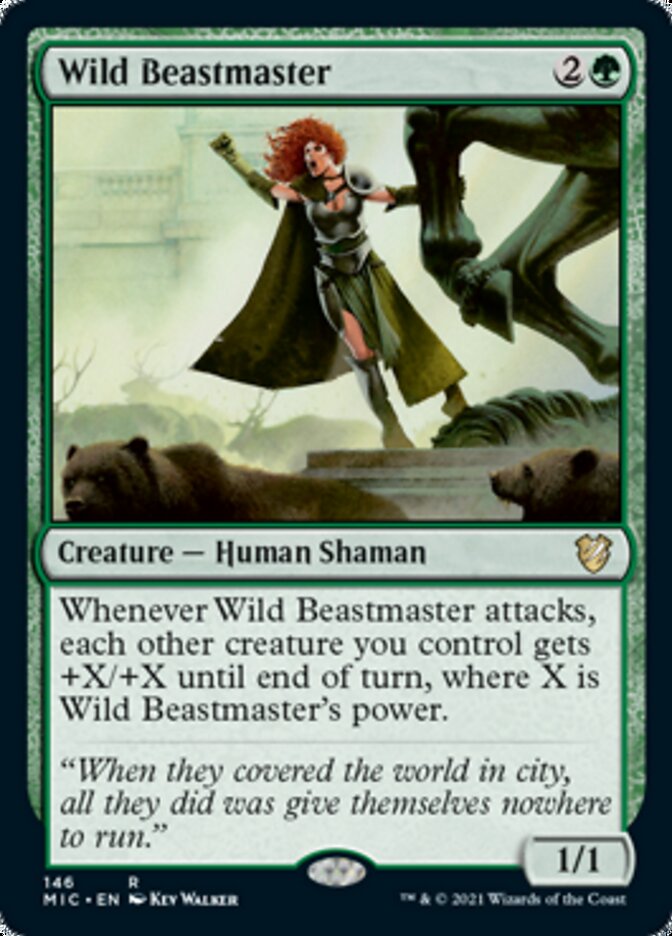 Wild Beastmaster [Innistrad: Midnight Hunt Commander] | Gamer Loot