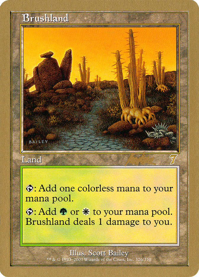 Brushland (Brian Kibler) [World Championship Decks 2002] | Gamer Loot