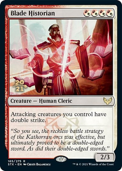 Blade Historian [Strixhaven: School of Mages Prerelease Promos] | Gamer Loot