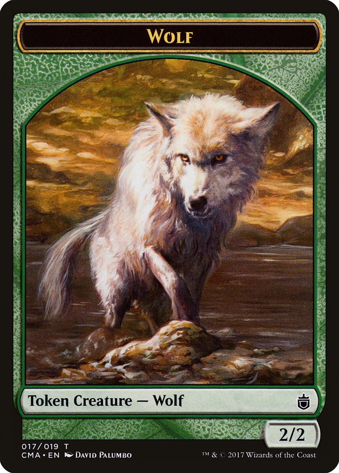 Wolf (017/019) [Commander Anthology Tokens] | Gamer Loot