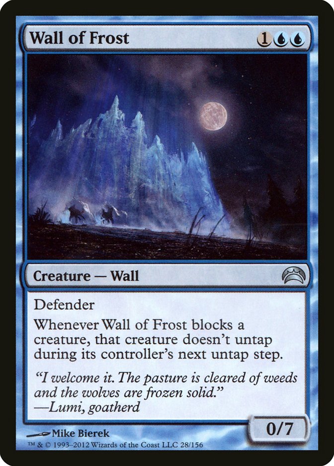 Wall of Frost [Planechase 2012] | Gamer Loot