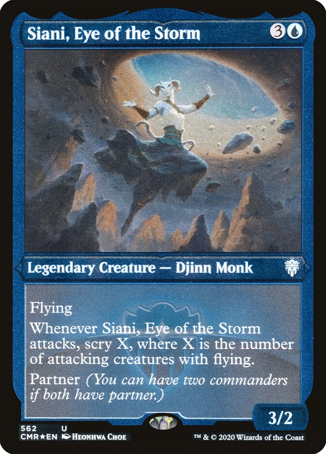 Siani, Eye of the Storm (Etched) [Commander Legends] | Gamer Loot