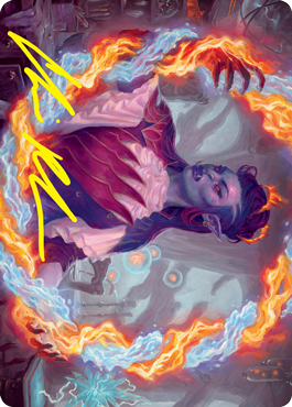 Rootha, Mercurial Artist Art Card (Gold-Stamped Signature) [Strixhaven: School of Mages Art Series] | Gamer Loot