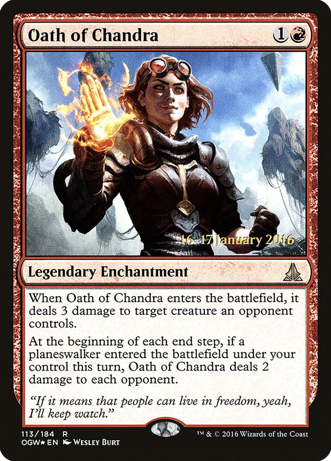 Oath of Chandra [Oath of the Gatewatch Prerelease Promos] | Gamer Loot