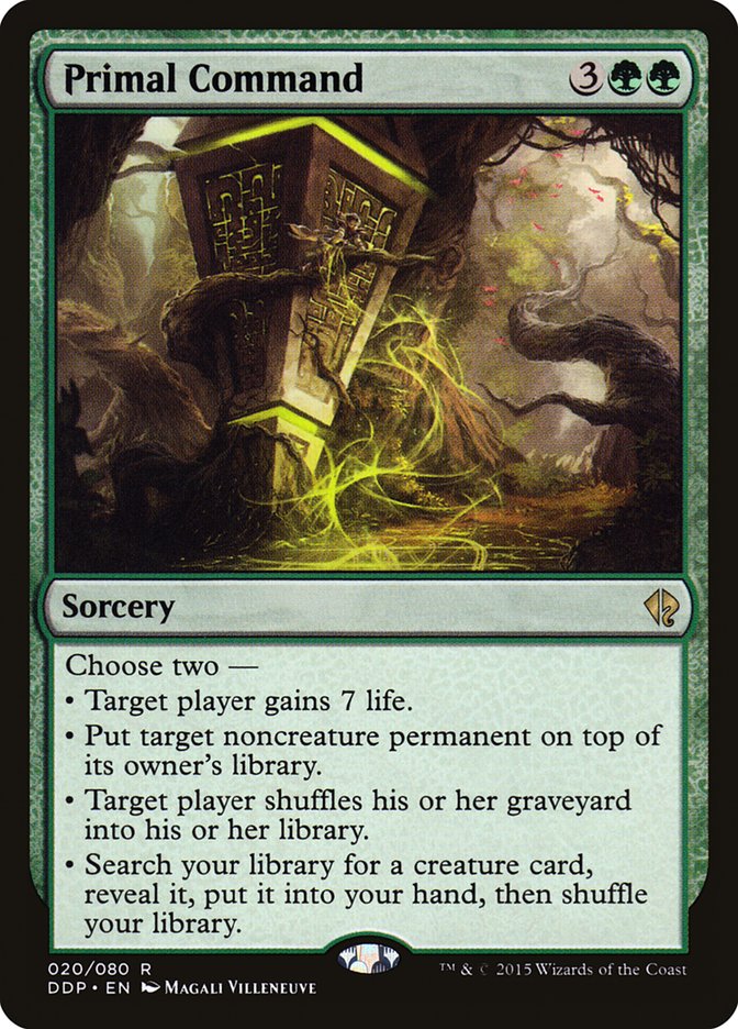 Primal Command [Duel Decks: Zendikar vs. Eldrazi] | Gamer Loot