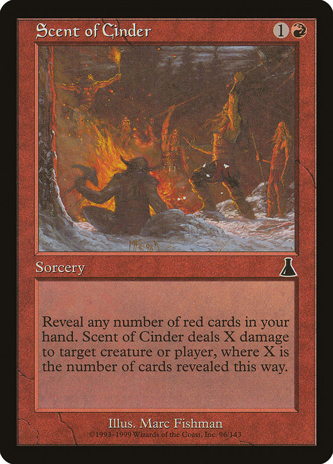 Scent of Cinder [Urza's Destiny] | Gamer Loot