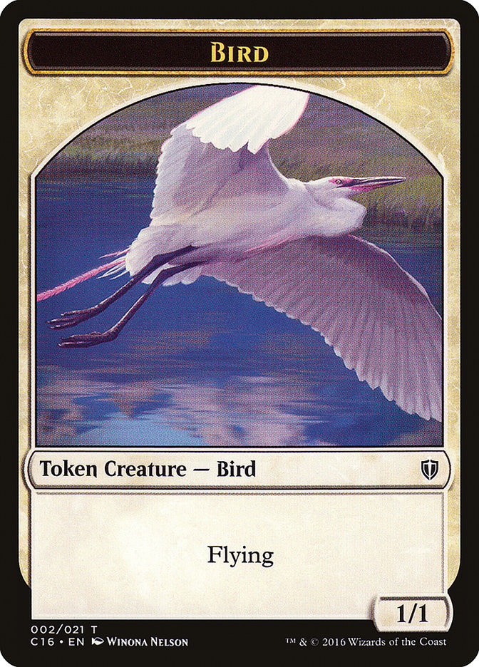 Bird (002/021) [Commander 2016 Tokens] | Gamer Loot