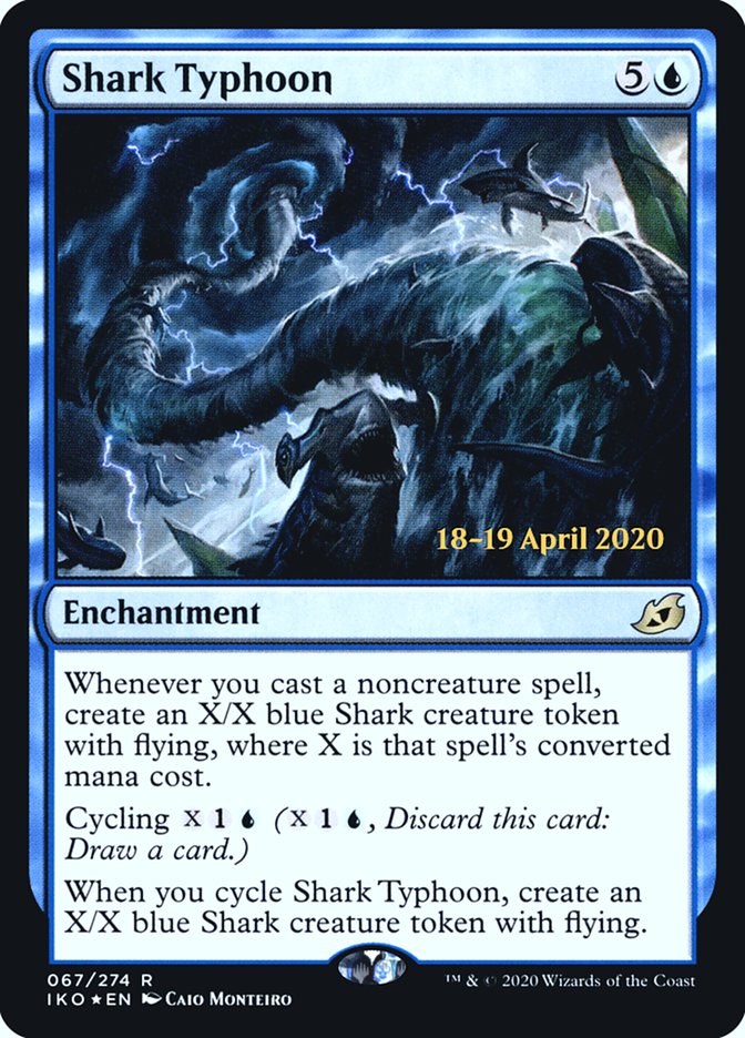 Shark Typhoon  [Ikoria: Lair of Behemoths Prerelease Promos] | Gamer Loot