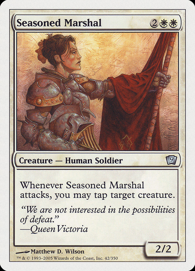 Seasoned Marshal [Ninth Edition] | Gamer Loot
