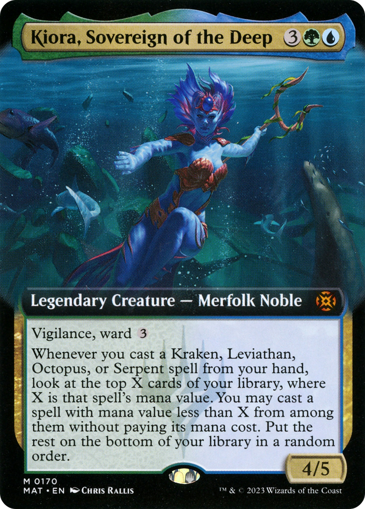 Kiora, Sovereign of the Deep (Extended Art) [March of the Machine: The Aftermath] | Gamer Loot