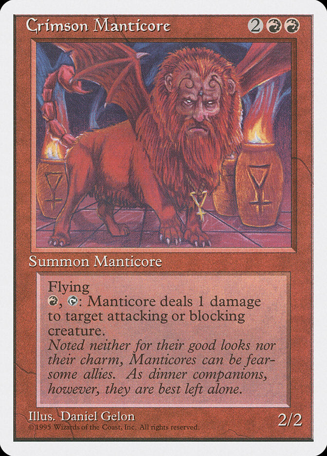 Crimson Manticore [Fourth Edition] | Gamer Loot