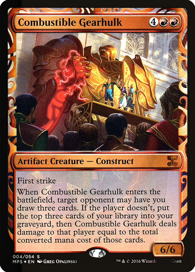 Combustible Gearhulk [Kaladesh Inventions] | Gamer Loot