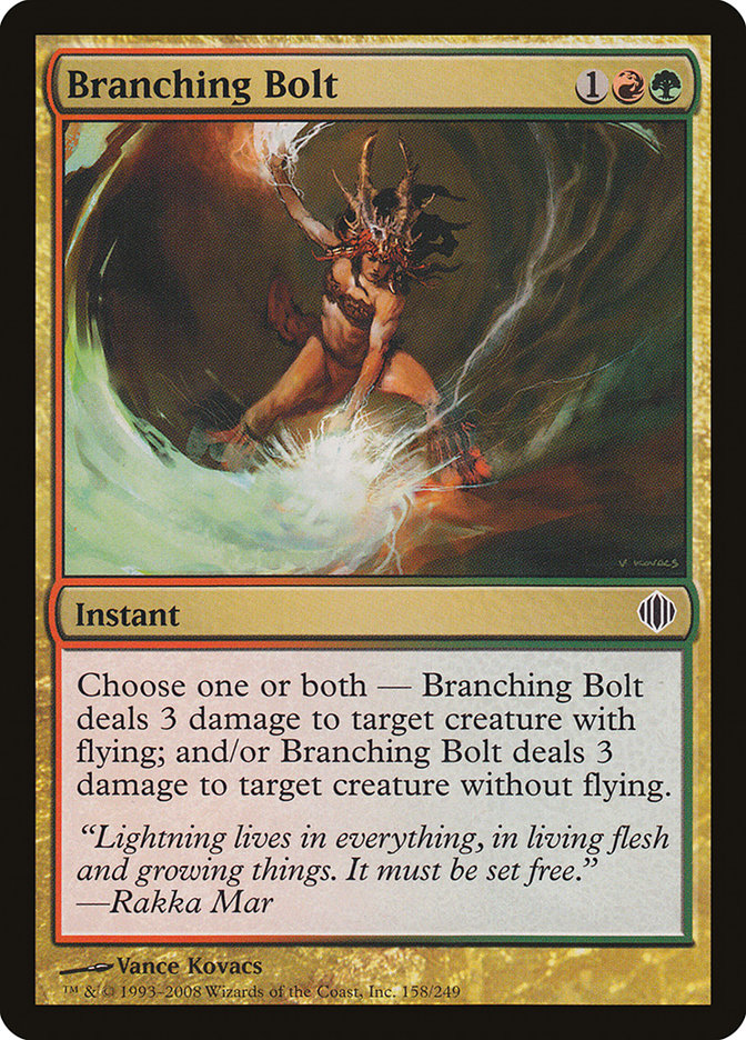 Branching Bolt [Shards of Alara] | Gamer Loot