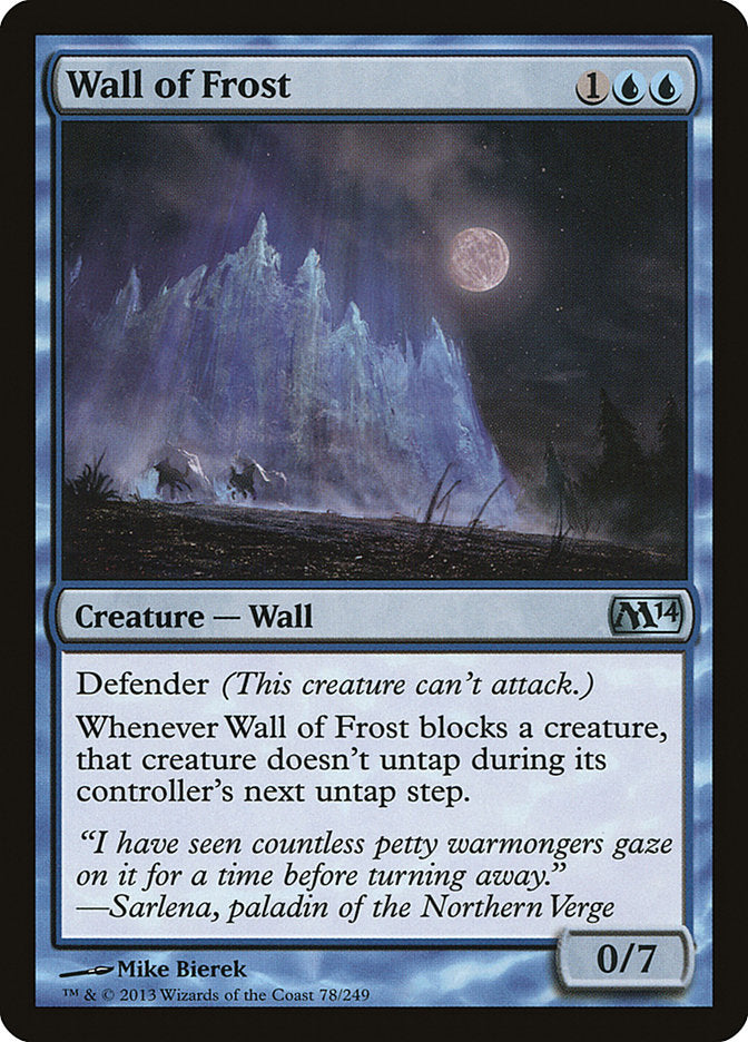 Wall of Frost [Magic 2014] | Gamer Loot