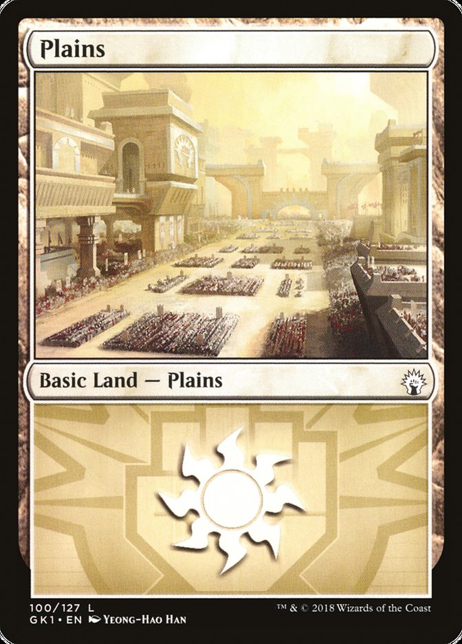 Plains (100) [Guilds of Ravnica Guild Kit] | Gamer Loot