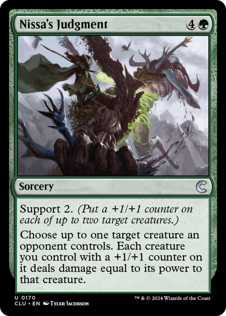 Nissa's Judgment [Ravnica: Clue Edition] | Gamer Loot