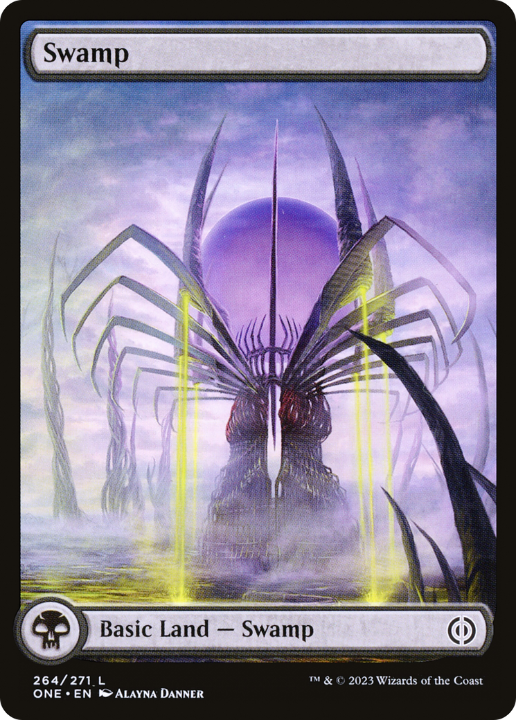 Swamp (264) (Full-Art) [Phyrexia: All Will Be One] | Gamer Loot